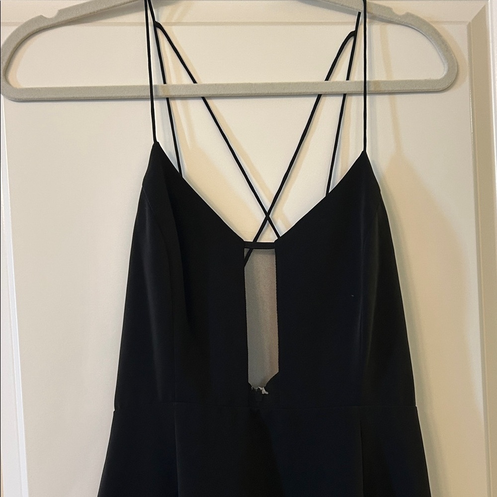 Black Strappy Dress NWOT Forever 21 size medium